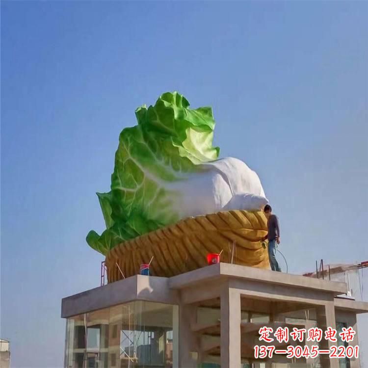 云南玻璃钢白菜雕塑