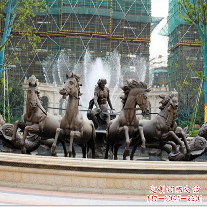 云南阿波罗战车水景喷泉装饰景观雕塑