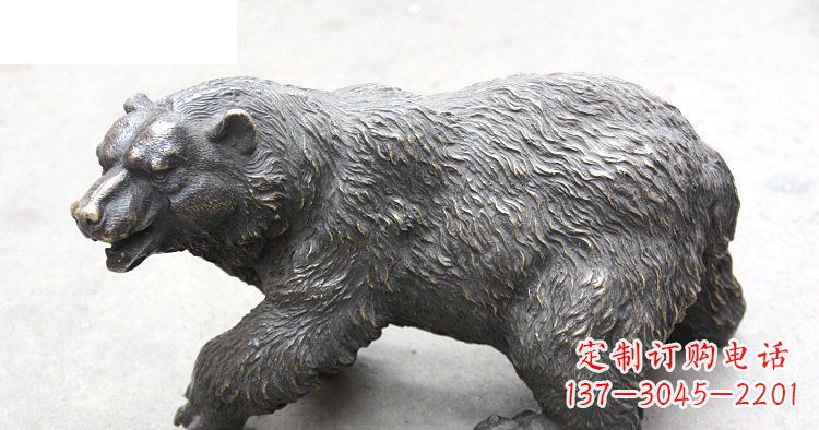 云南玻璃钢仿真北极熊公园动物雕塑