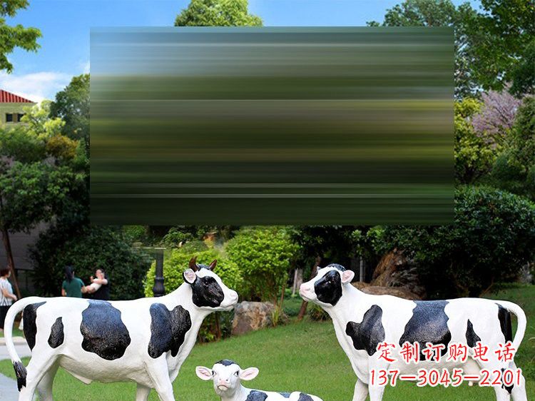 云南玻璃钢仿真奶牛