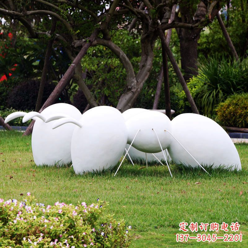 云南玻璃钢蚂蚁公园雕塑