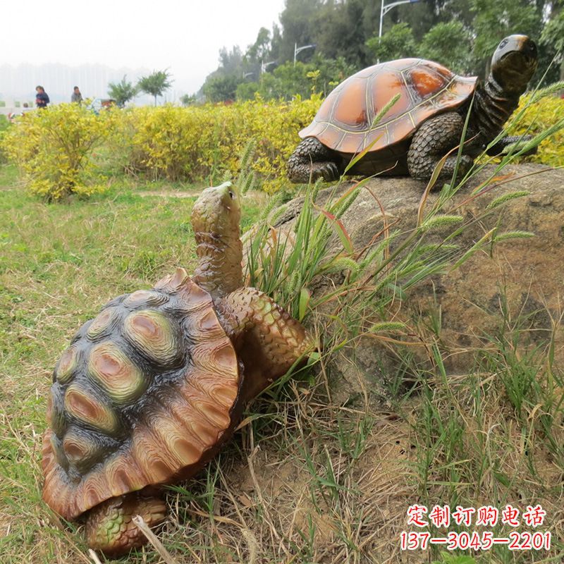 云南玻璃钢乌龟雕塑别致而古朴