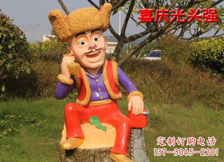 云南玻璃钢熊大熊二光头强