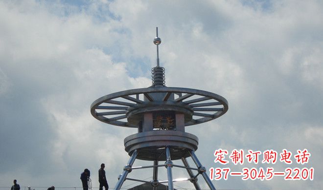 云南不锈钢避雷针雕塑——安全守护者