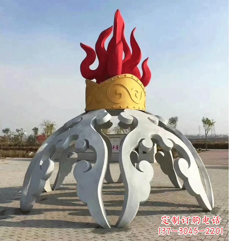 云南不锈钢拱门雕塑精致而又充满艺术气息