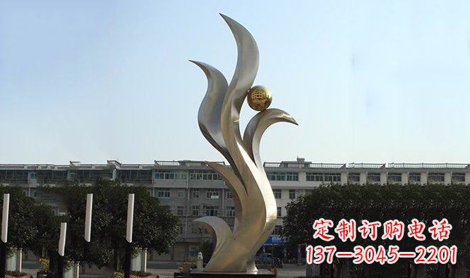 云南精美不锈钢凤凰雕塑