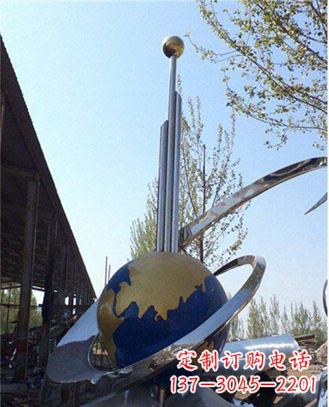 云南精致的不锈钢地球雕塑