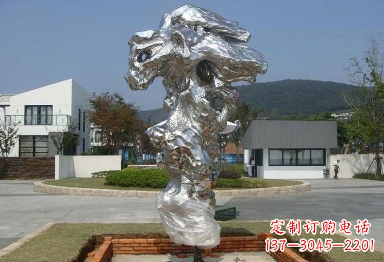 云南不锈钢太湖石雕塑精美绝伦