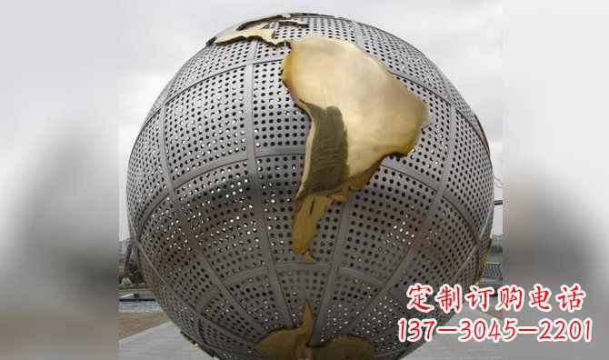 云南不锈钢地球雕塑传承人类文明的精神象征