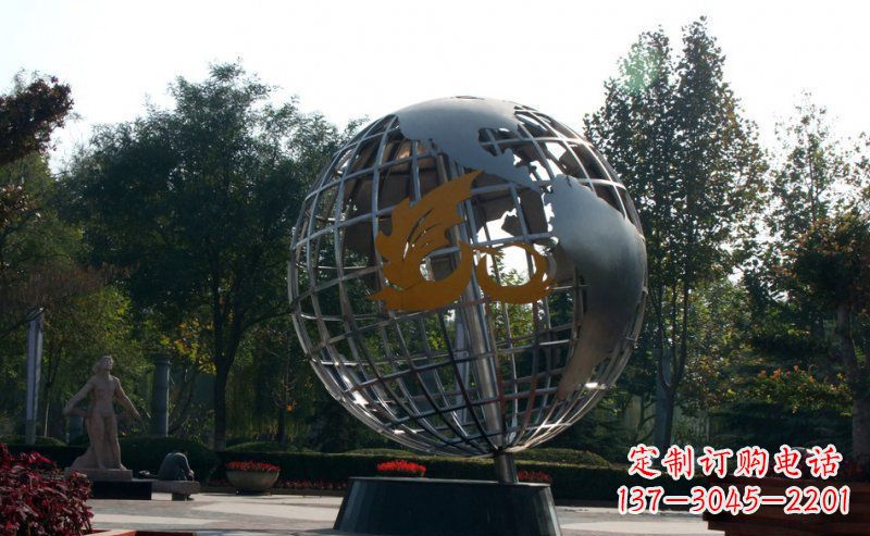 云南不锈钢地球雕塑一件具有意义的艺术品