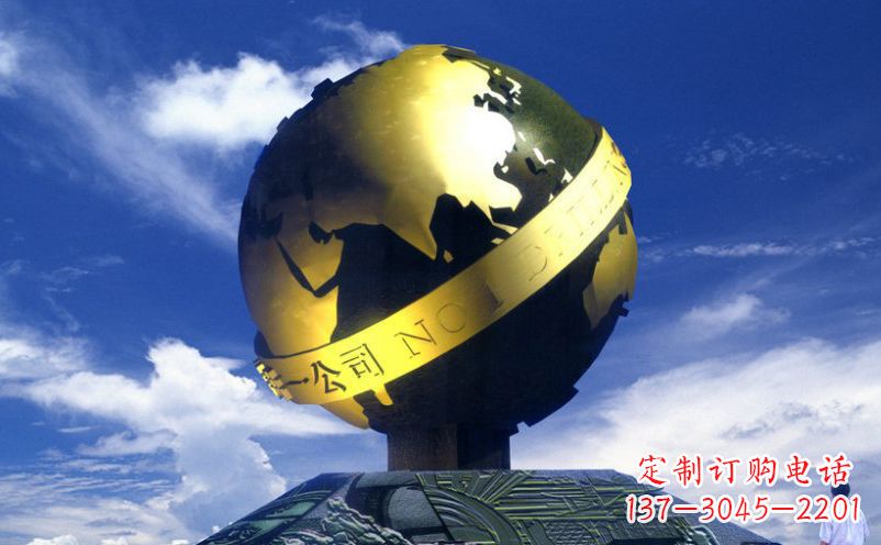云南不锈钢地球雕塑传承持久的环保理念
