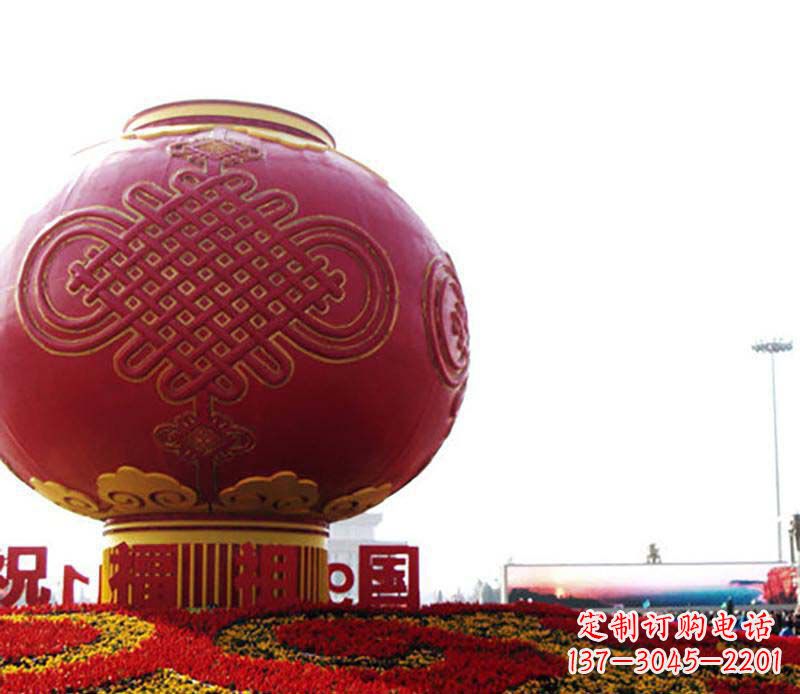云南不锈钢灯笼雕塑精致与美感的完美结合