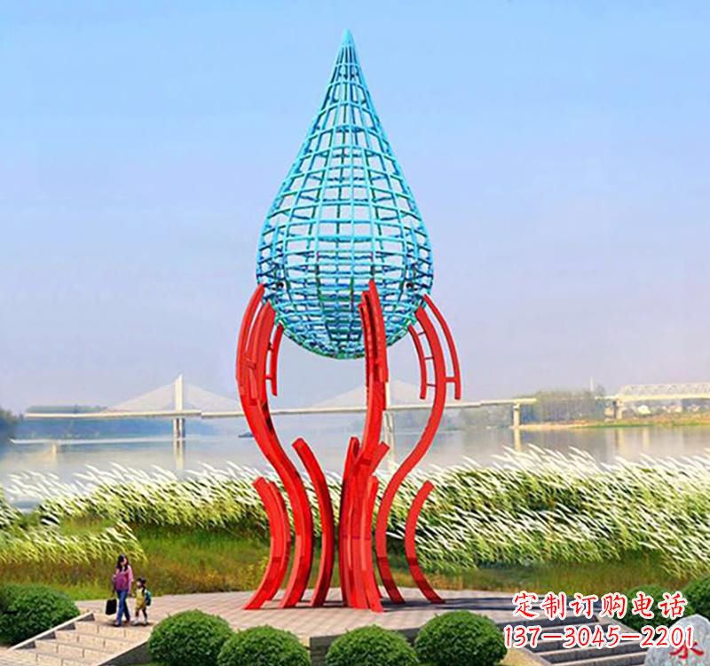 云南不锈钢灯泡雕塑灯光点亮美好生活
