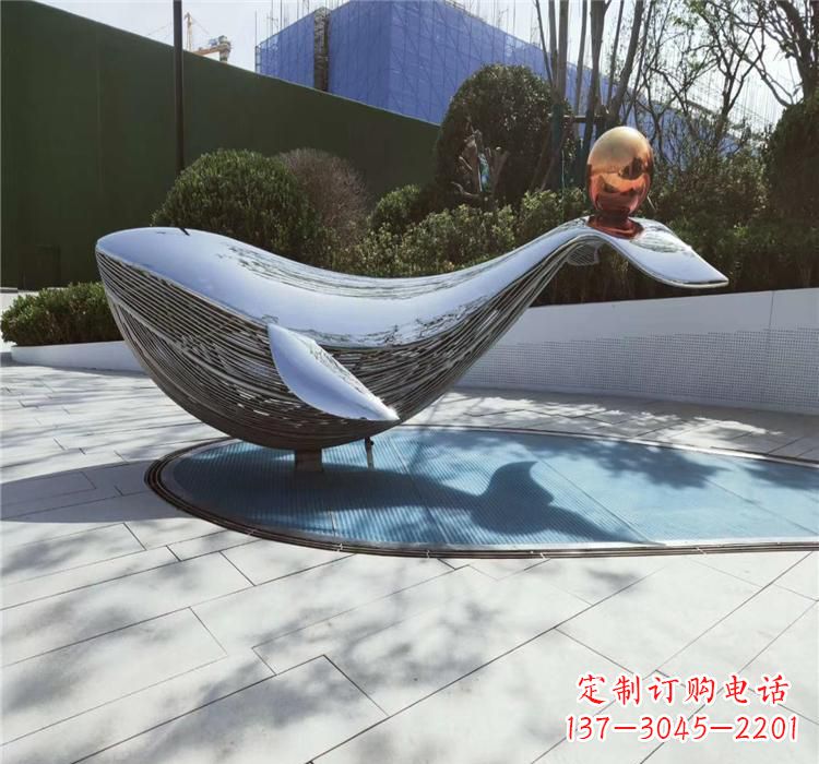 云南不锈钢海豚雕塑艺术与科技的完美结合