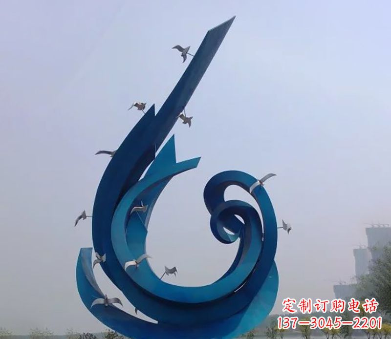 云南不锈钢鸽子雕塑雕刻着永恒与美丽