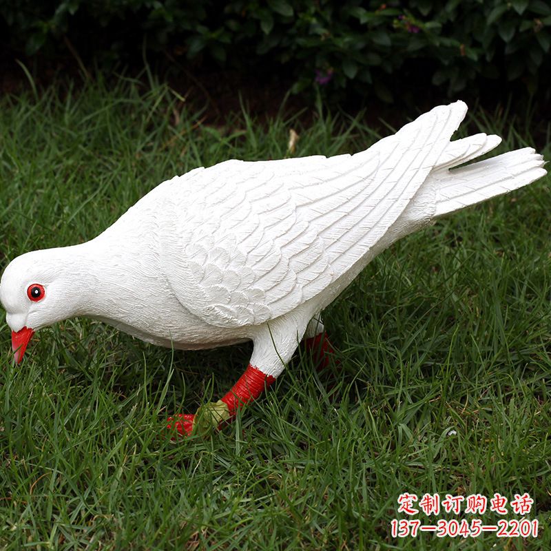 云南精致的不锈钢鸽子雕塑