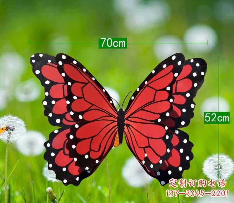 云南精美不锈钢蝴蝶雕塑