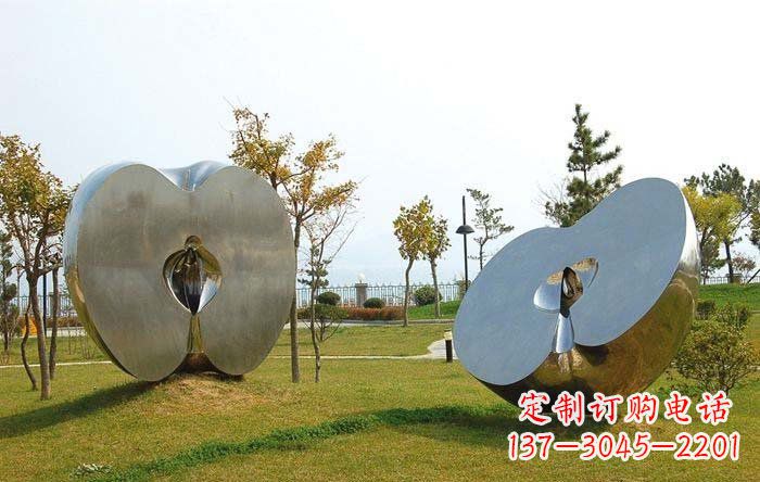 云南不锈钢苹果雕塑——珍贵的艺术瑰宝
