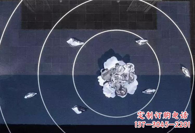 云南不锈钢莲花雕塑——给公园增添一抹绚丽
