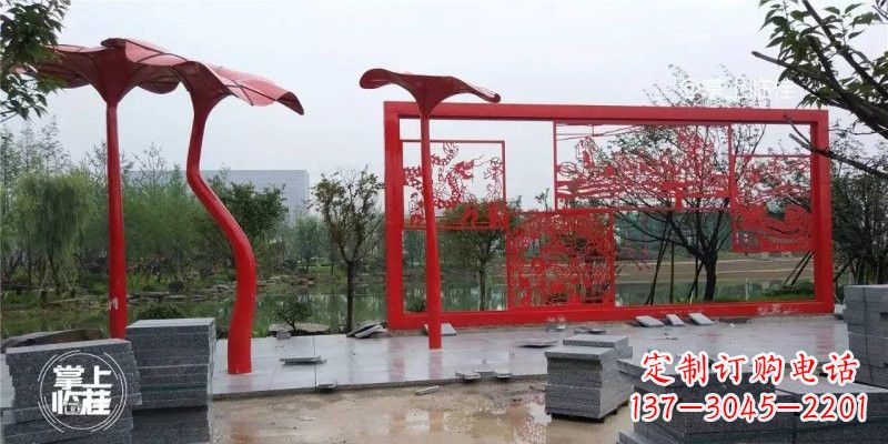 云南不锈钢剪纸龙凤雕塑精美雕刻传承古老文化