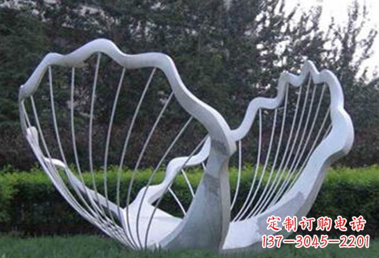 云南不锈钢公园的镂空贝壳雕塑
