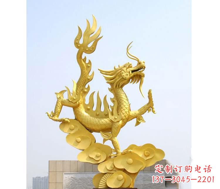 云南不锈钢虎跃雕塑——传承英雄气概