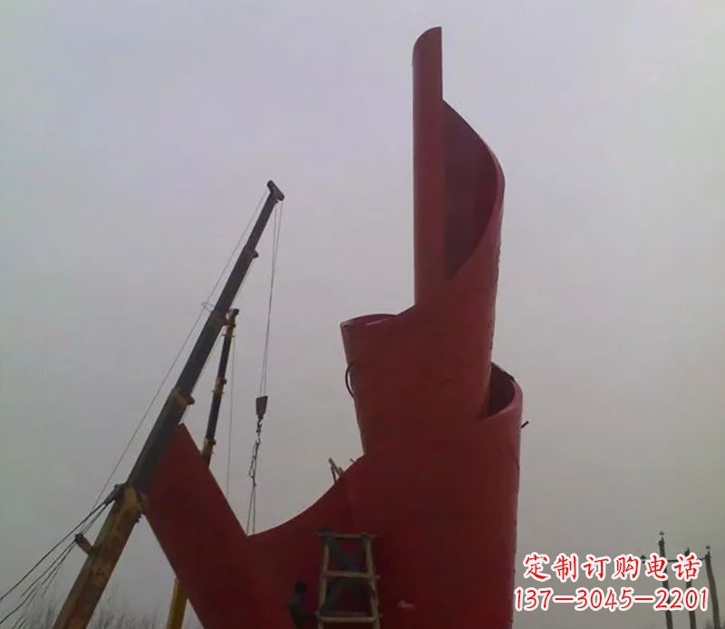 云南不锈钢火炬雕塑点燃社会进步的火炬