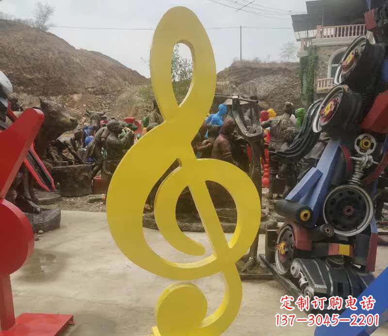 云南不锈钢音符雕塑美丽而持久的艺术
