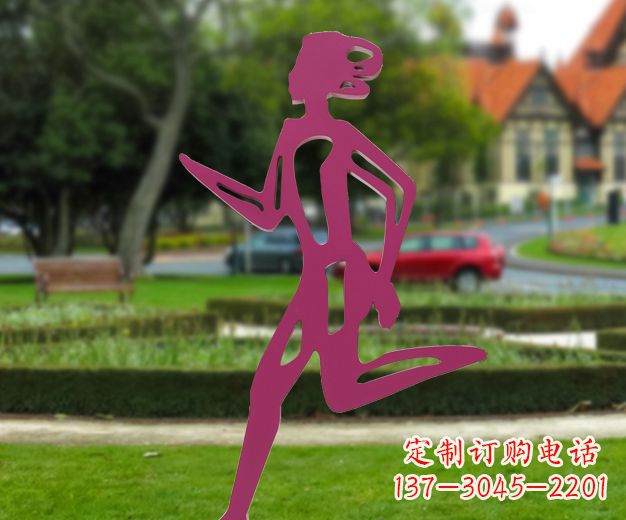 云南精美不锈钢女人雕塑