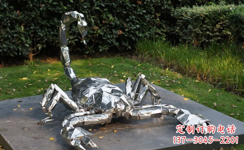 云南不锈钢蝎子雕塑