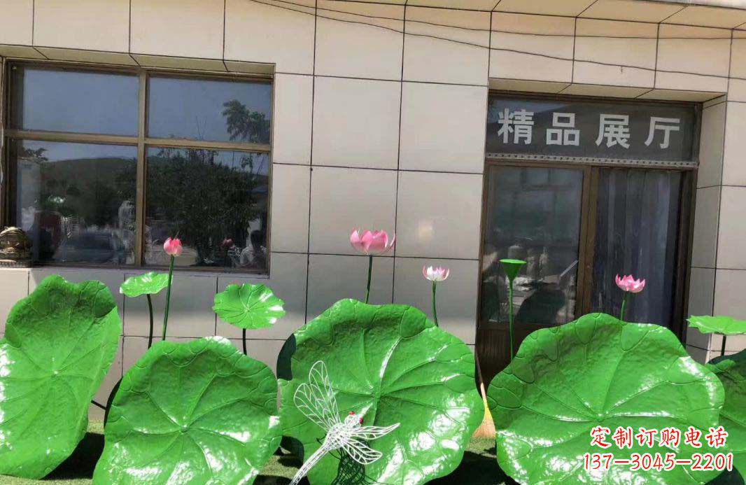云南不锈钢荷叶雕塑艺术性与美感的完美结合