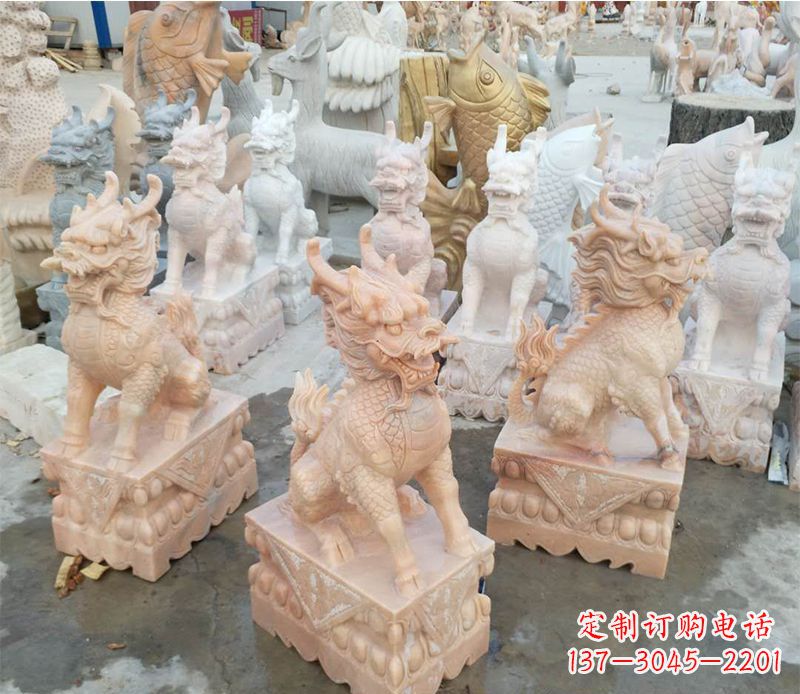 云南麒麟雕塑传承文化之美
