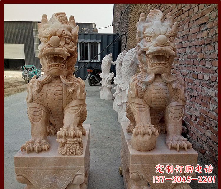 云南麒麟门口雕塑——传承古老文化的精灵