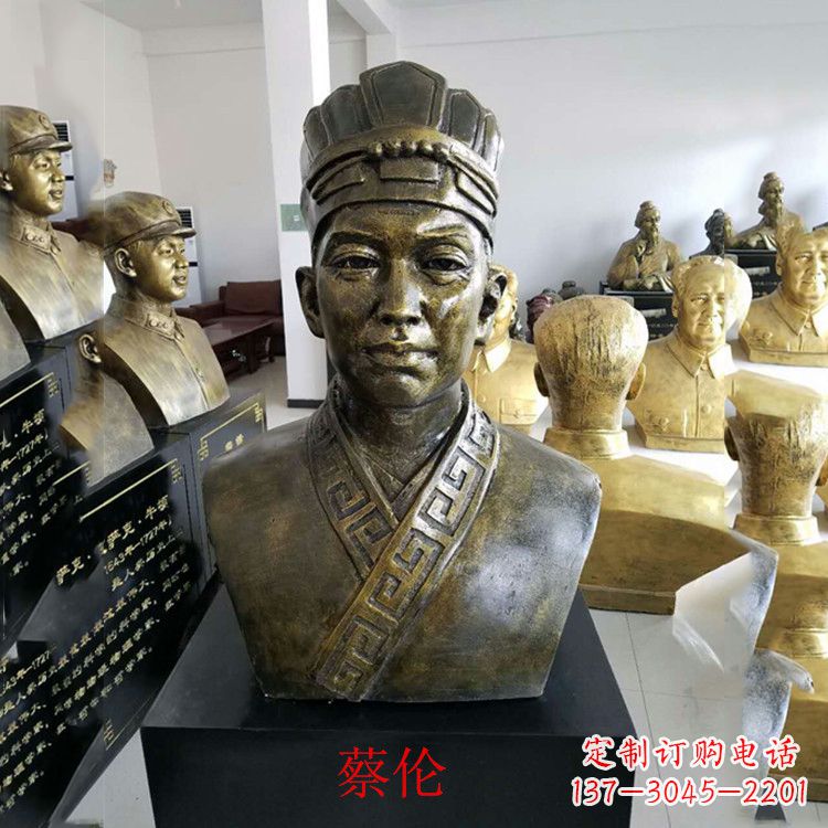 云南蔡伦雕塑一件传承历史的艺术珍品