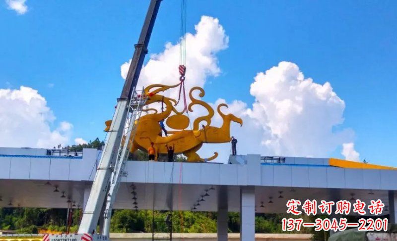 云南精美不锈钢龙雕塑,点缀城市之美