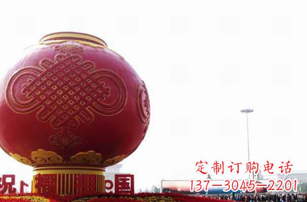 云南不锈钢灯笼雕塑——美丽城市的艺术装饰
