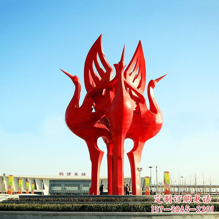 云南“仙鹤之歌仙鹤雕塑的精彩瞬间”