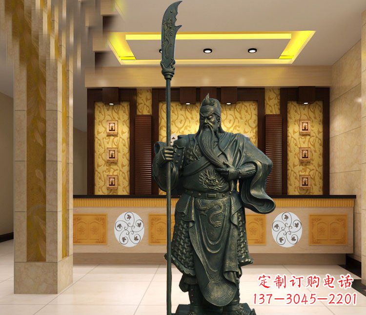 云南关公雕塑——传承弘扬中华文化