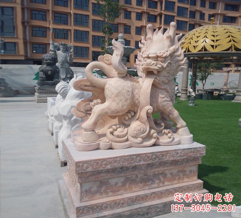 云南传统石雕麒麟
