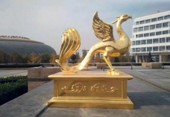 云南城市广场的朱雀雕塑
