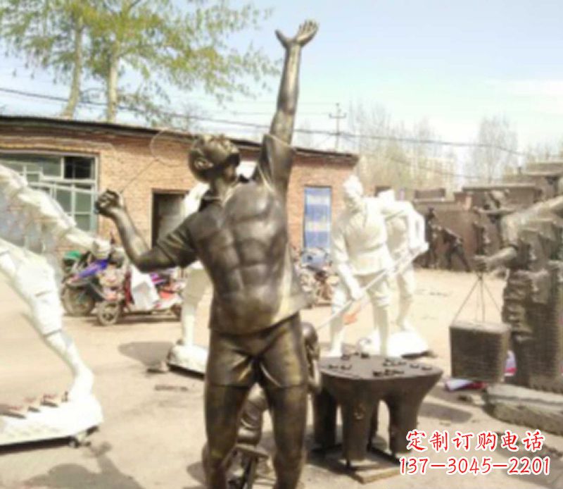 云南羽毛球雕塑传承运动精神