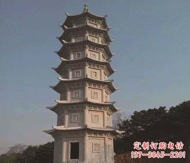 云南宝塔雕塑大理石的艺术精品