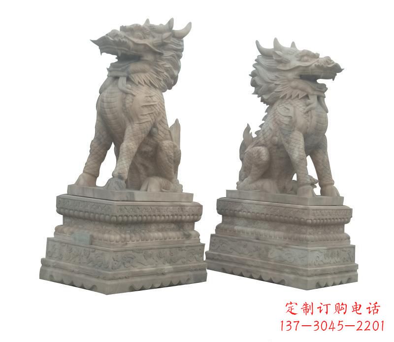 云南大理石麒麟神秘之门的守护者