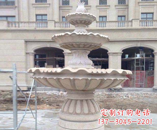 云南大理石喷泉雕塑