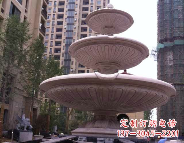 云南大理石大型喷泉石雕宏伟精美的艺术之作