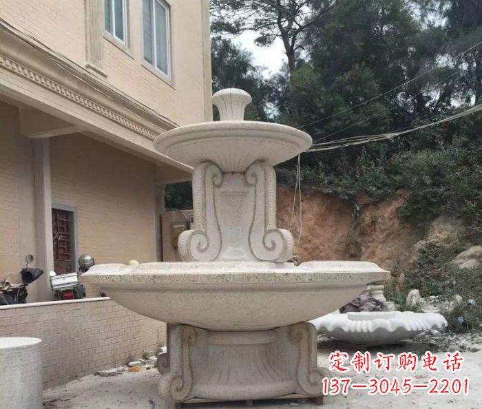 云南大理石大型喷泉雕塑精致美观又富有艺术气息
