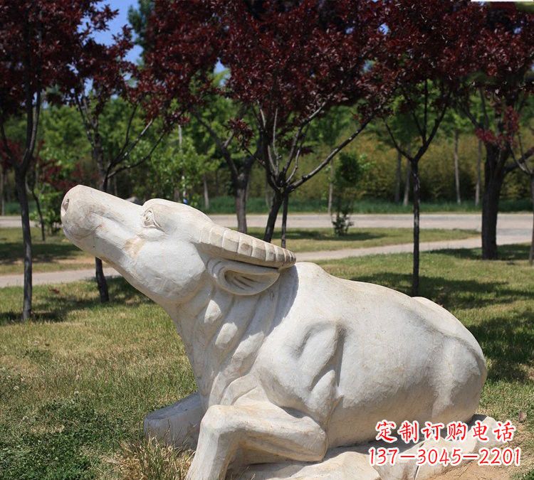 云南大理石动物雕塑传承文化的艺术精品