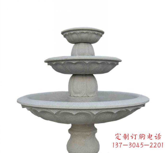 云南大理石多层喷泉石雕——精美而充满灵性的艺术杰作