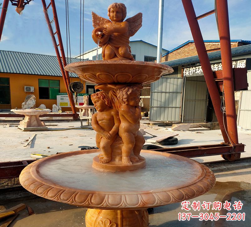 云南大理石风水球雕塑传承古老文化