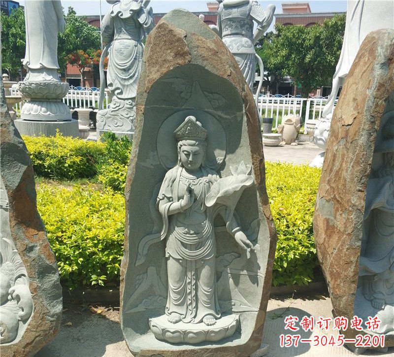 云南大理石观音像,以灵性铭刻记忆
